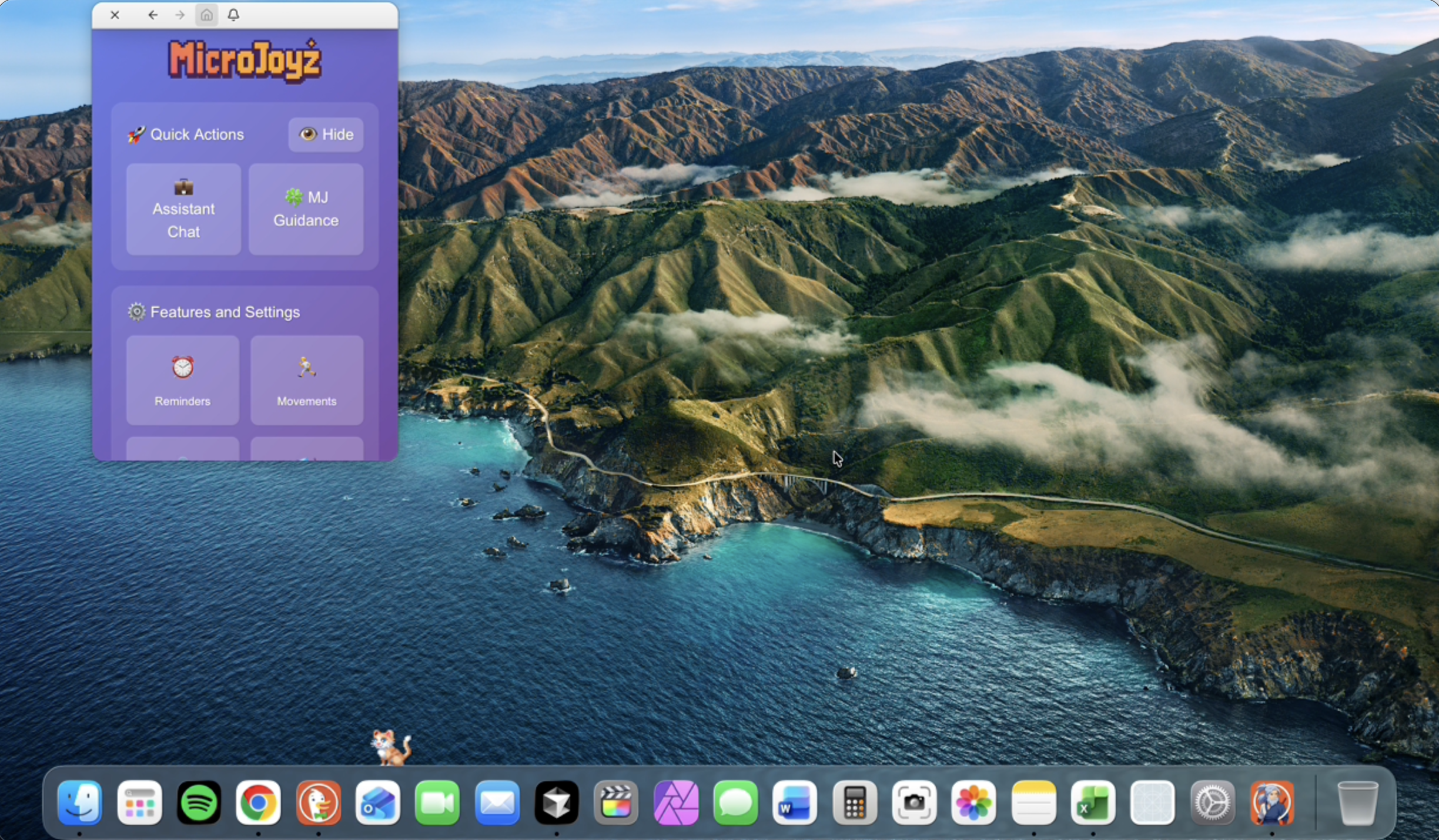 MicroJoyz Desktop Pet Demo Video — MicroJoyz desktop app